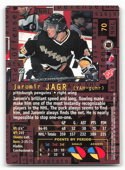 1995-96 Stadium Club #70 Jaromir Jagr