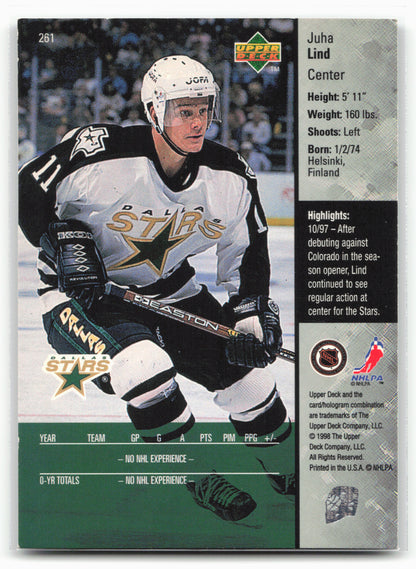 1997-98 Upper Deck #261 Juha Lind