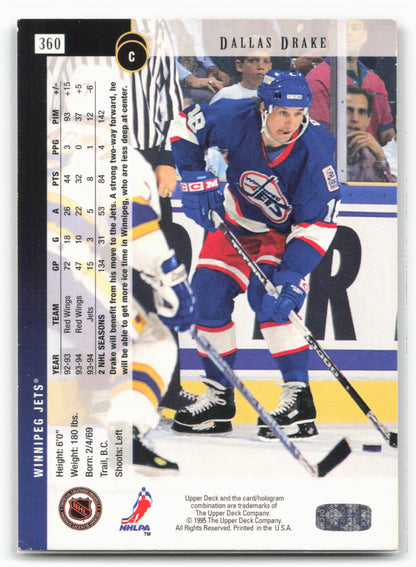 1994-95 Upper Deck #360 Dallas Drake