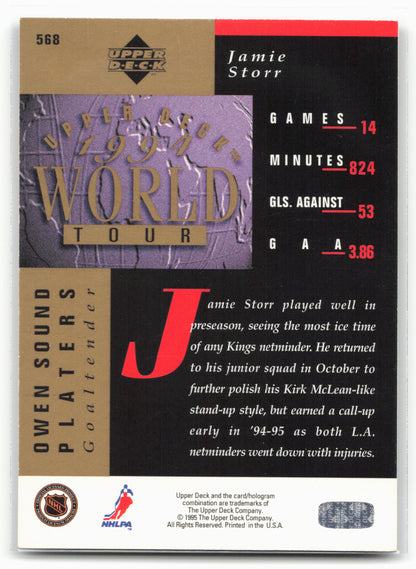 1994-95 Upper Deck #568 Jamie Storr