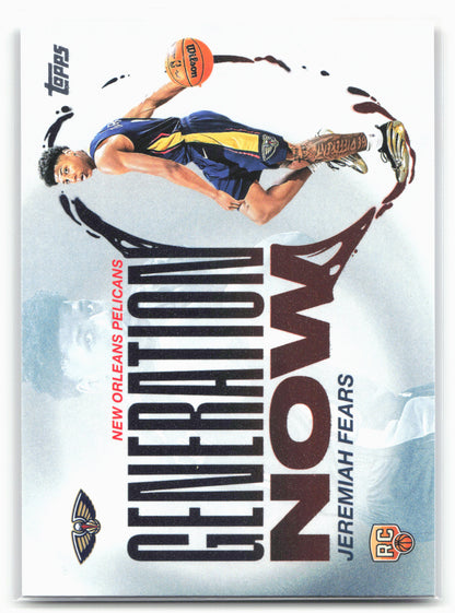 2025-26 Topps #GN-7 Jeremiah Fears Generation Now 24998