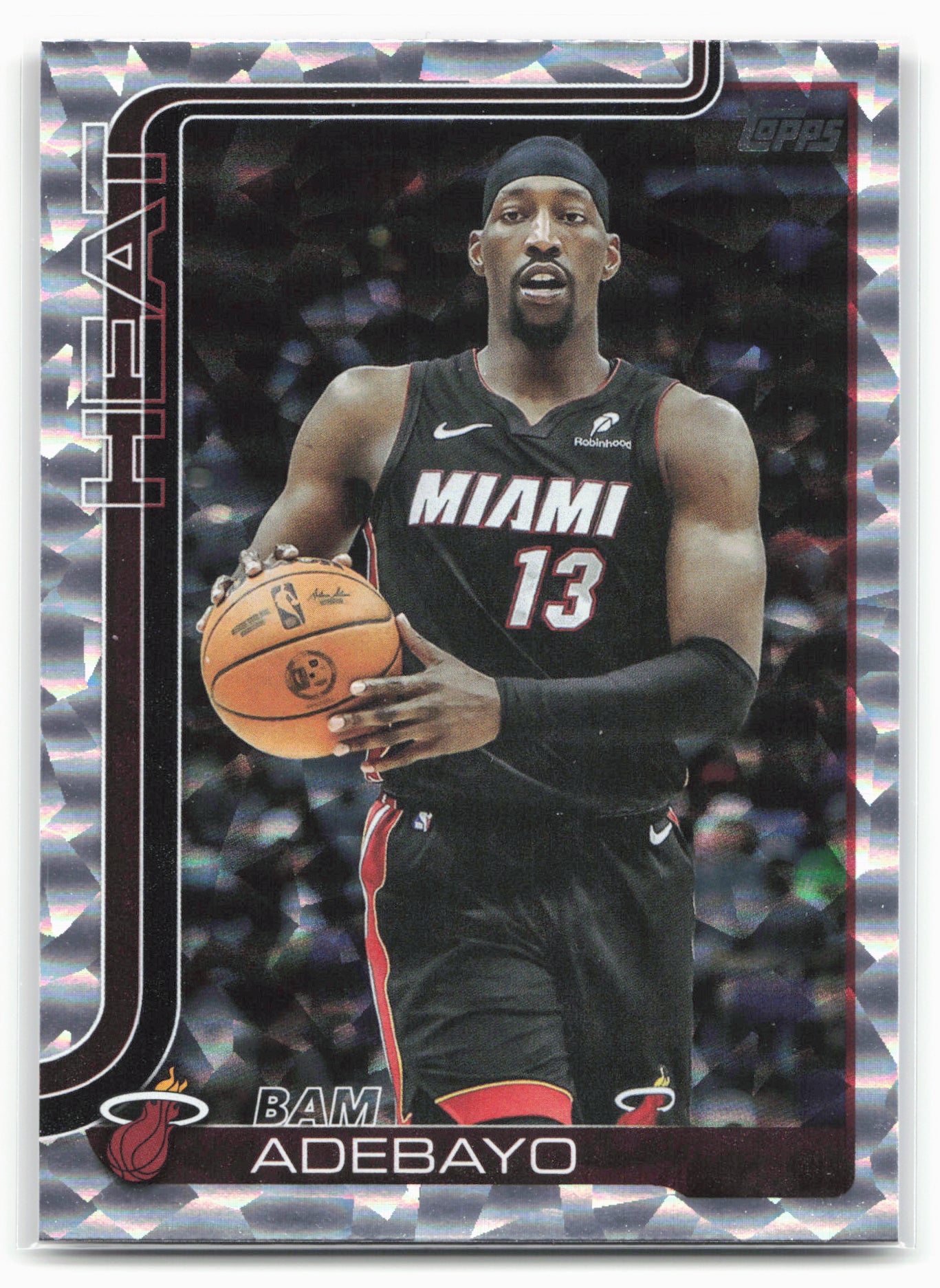 2025-26 Topps #75 Bam Adebayo Crackleboard 24999