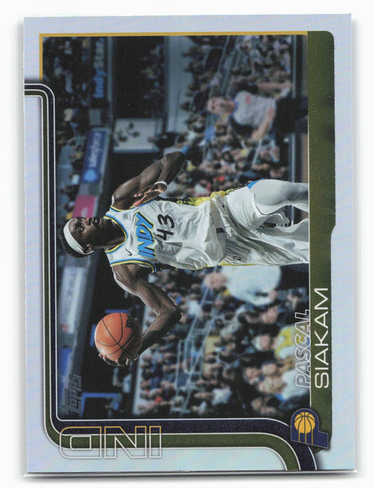 2025-26 Topps #53 Pascal Siakam Rainbow Foilboard 25000