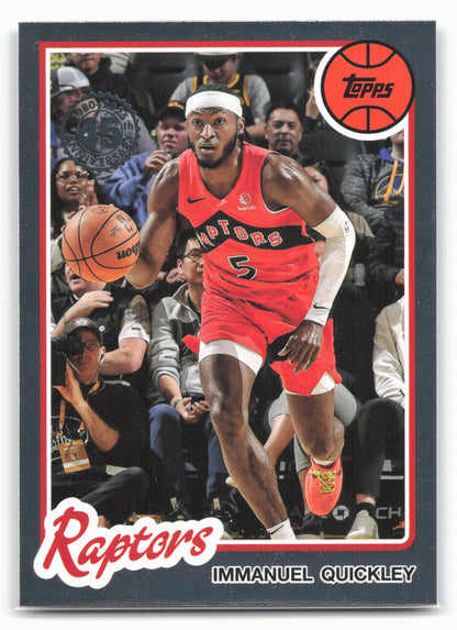2025-26 Topps #80BK-8 Immanuel Quickley 1980-81 Topps Basketball 25012