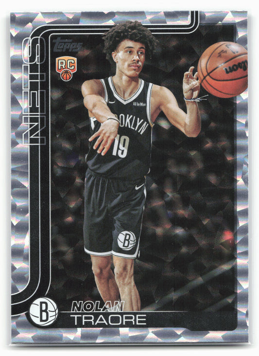 2025-26 Topps #219 Nolan Traore Crackleboard 25014