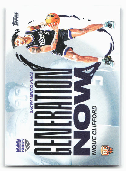 2025-26 Topps #GN-24 Nique Clifford Generation Now 25015
