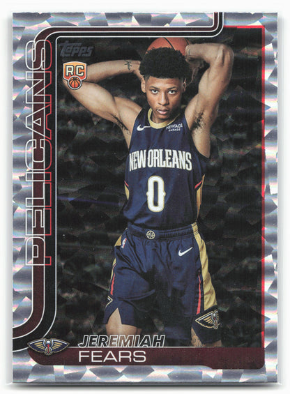 2025-26 Topps #207 Jeremiah Fears Crackleboard 25021