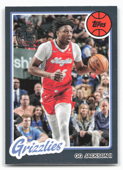 2025-26 Topps #80BK-34 GG Jackson II 1980-81 Topps Basketball 25028