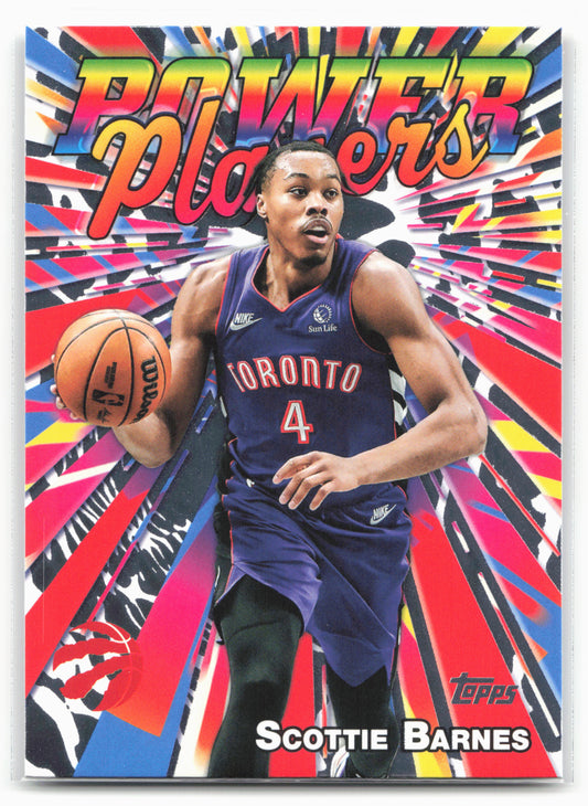 2025-26 Topps #PP-9 Scottie Barnes Power Players 25033