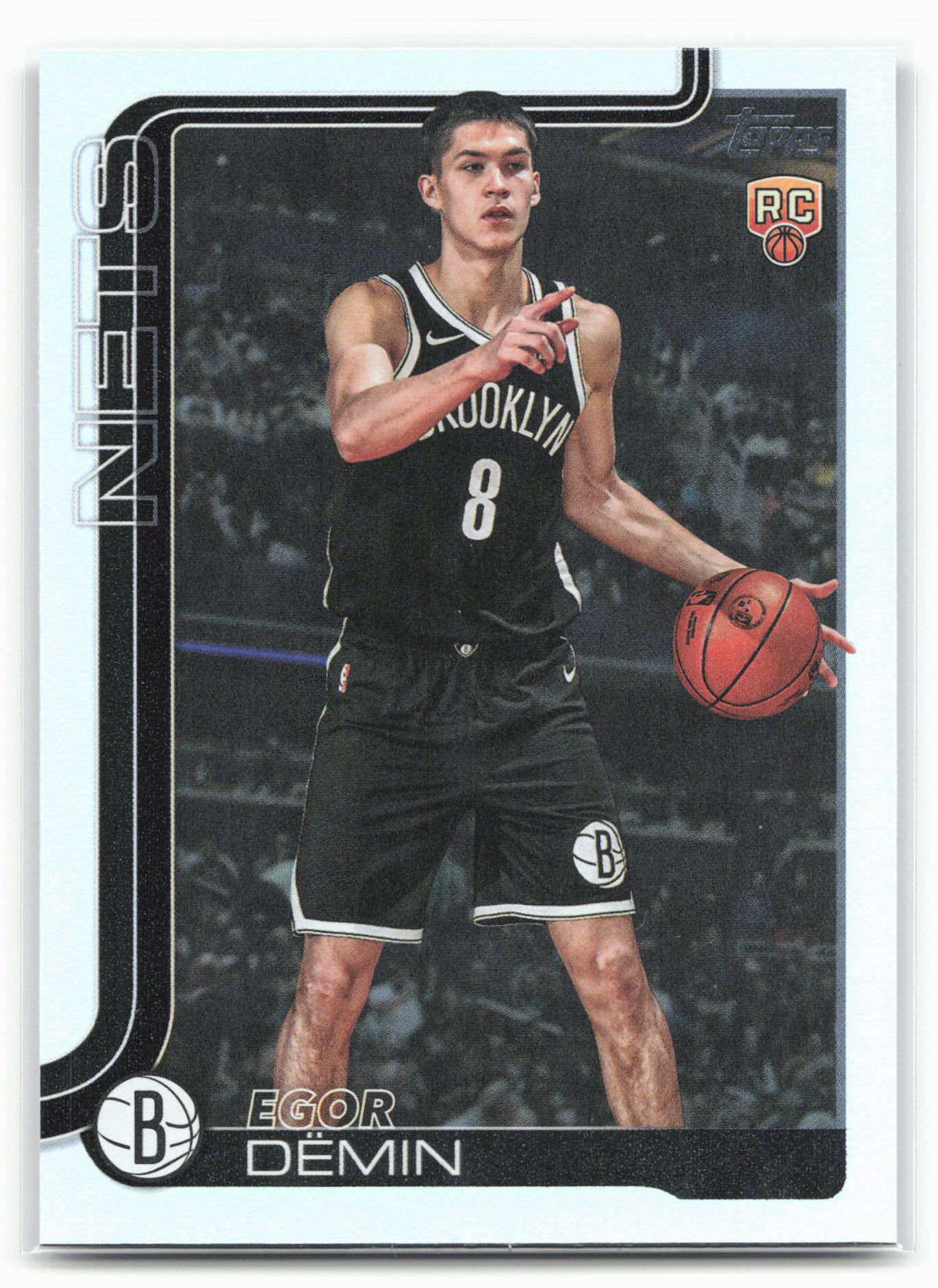 2025-26 Topps #208 Egor Dëmin Rainbow Foilboard 25041