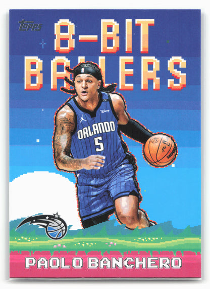2025-26 Topps #8B-9 Paolo Banchero 8-Bit Ballers 25043