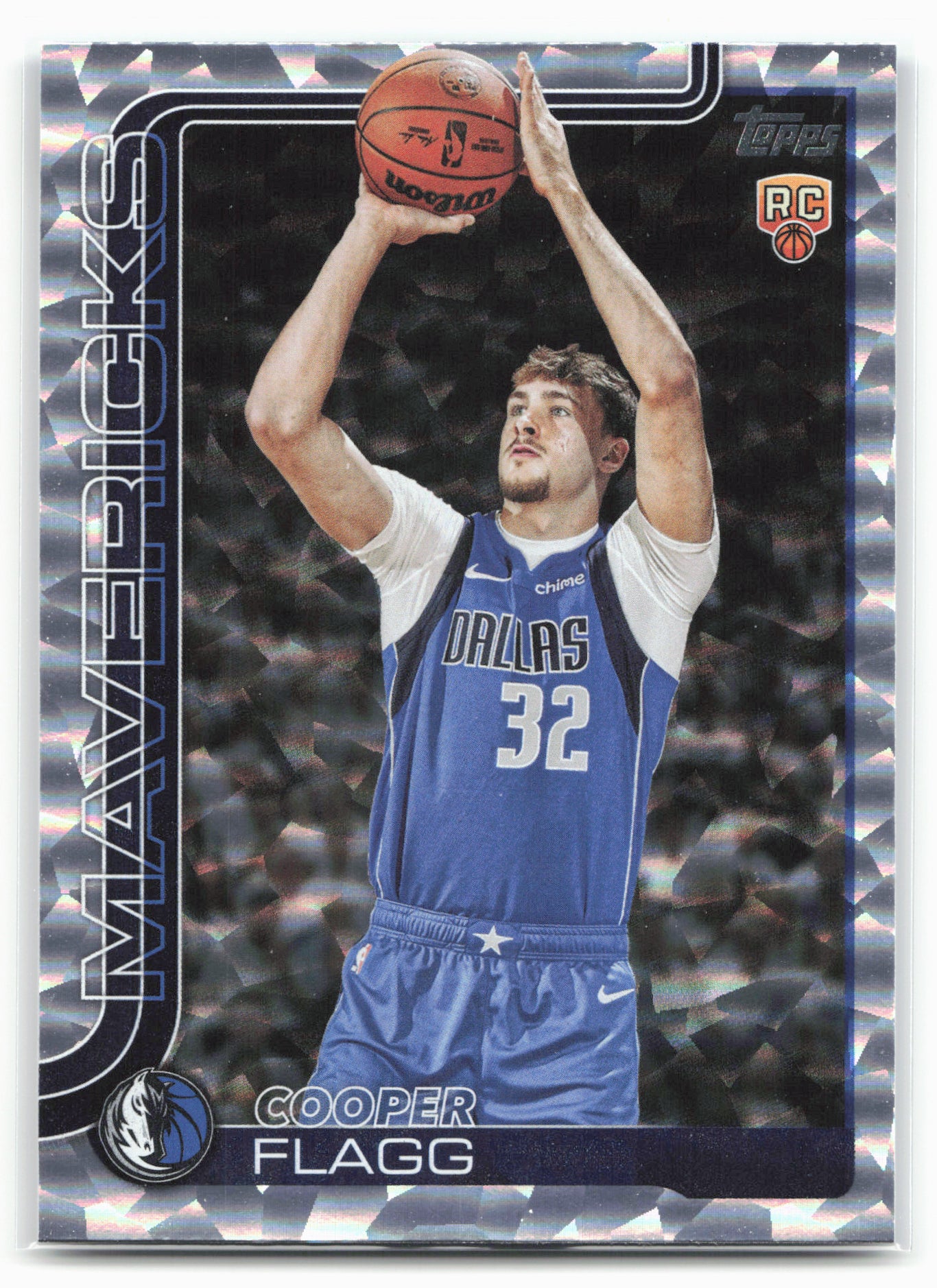 2025-26 Topps #201 Cooper Flagg Crackleboard 25046