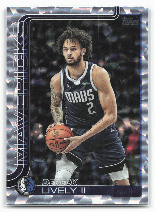 2025-26 Topps #172 Dereck Lively II Crackleboard 25048