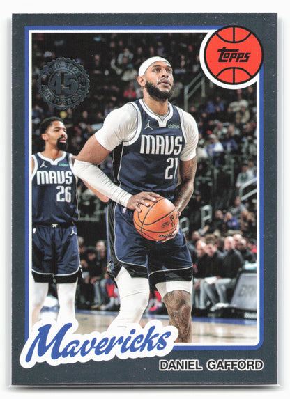 2025-26 Topps #80BK-10 Daniel Gafford 1980-81 Topps Basketball 25049