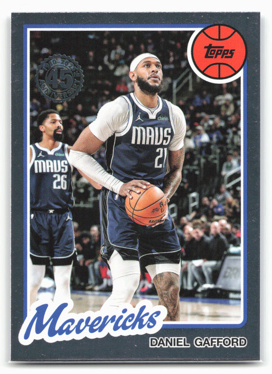 2025-26 Topps #80BK-10 Daniel Gafford 1980-81 Topps Basketball 25049