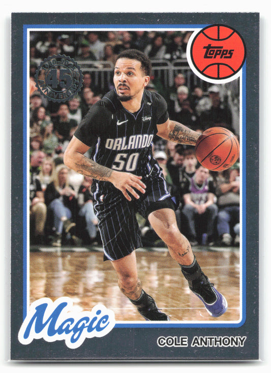 2025-26 Topps #80BK-26 Cole Anthony 1980-81 Topps Basketball 25051