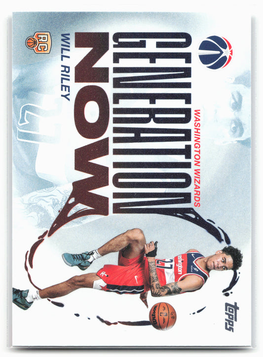 2025-26 Topps #GN-21 Will Riley Generation Now 25053