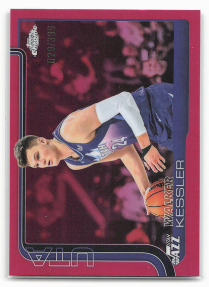 2025-26 Topps Chrome #205 Walker Kessler Refractors Magenta /399