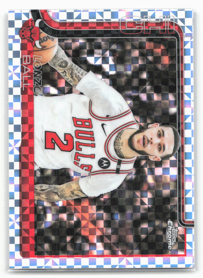 2025-26 Topps Chrome #38 Lonzo Ball X-Fractors