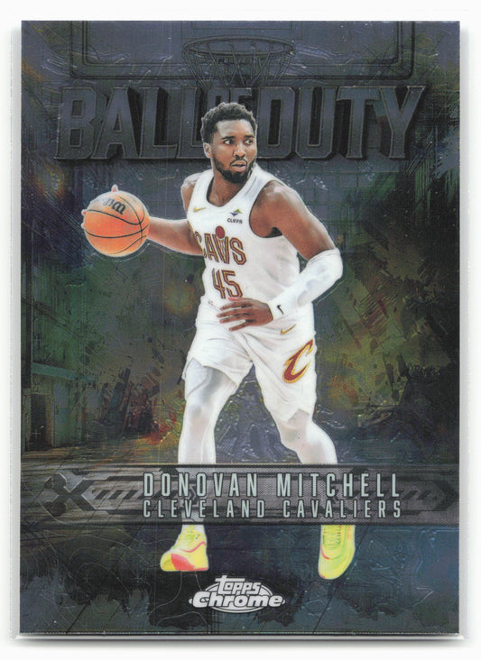 2025-26 Topps Chrome #BD-7 Donovan Mitchell Ball of Duty