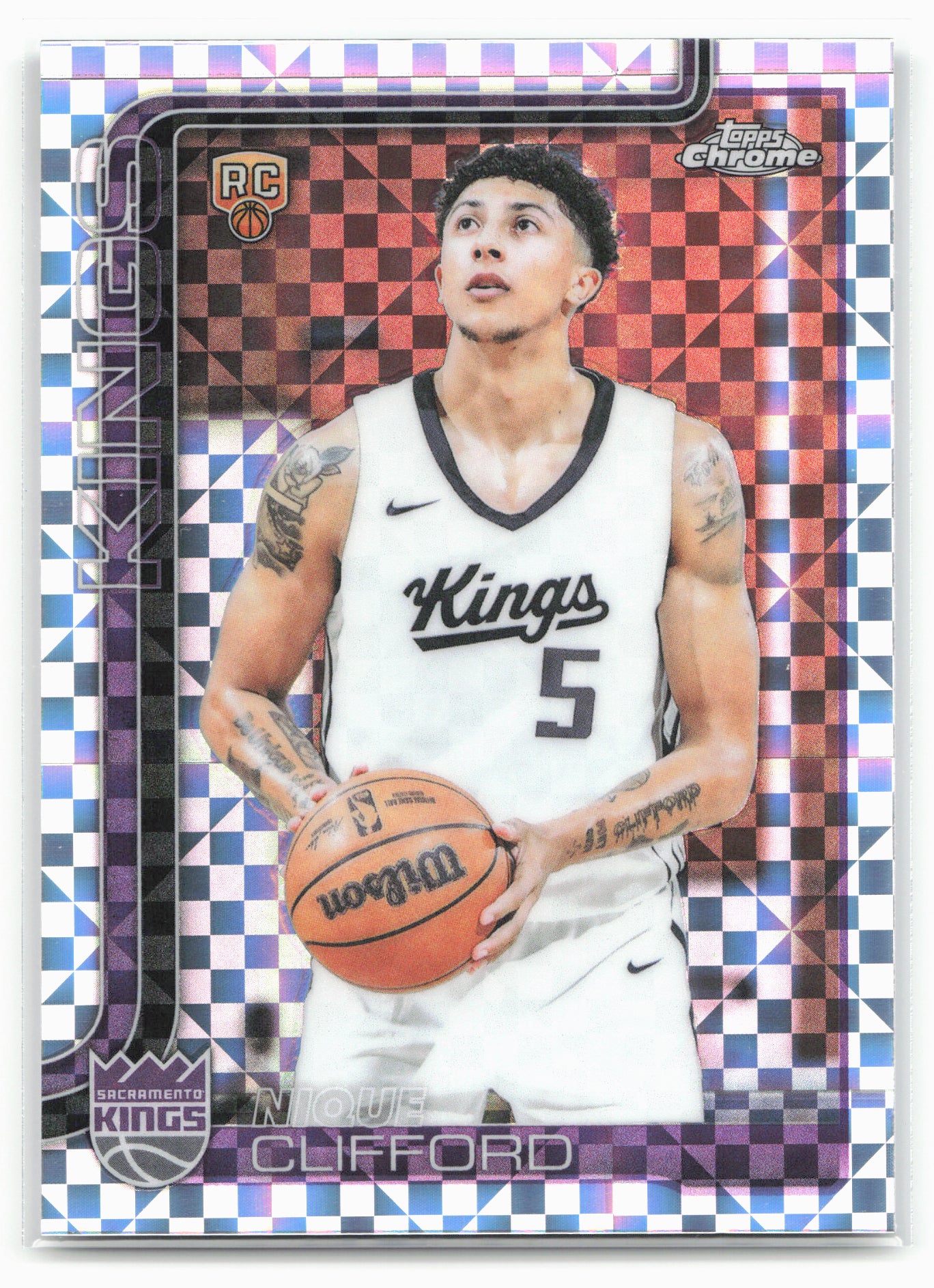 2025-26 Topps Chrome #274 Nique Clifford X-Fractors