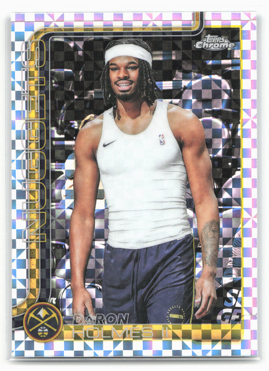 2025-26 Topps Chrome #75 DaRon Holmes II X-Fractors