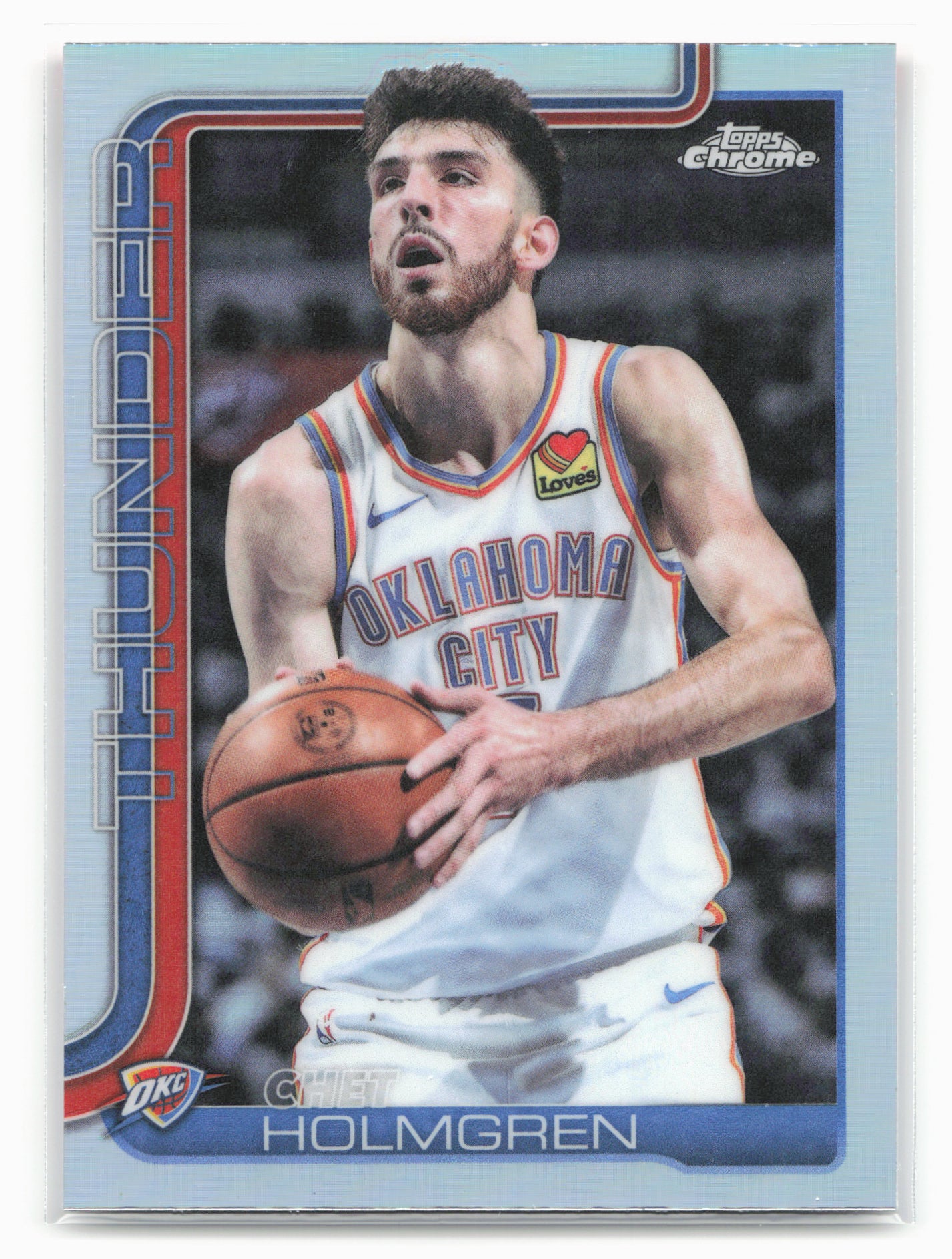 2025-26 Topps Chrome #134 Chet Holmgren Refractors