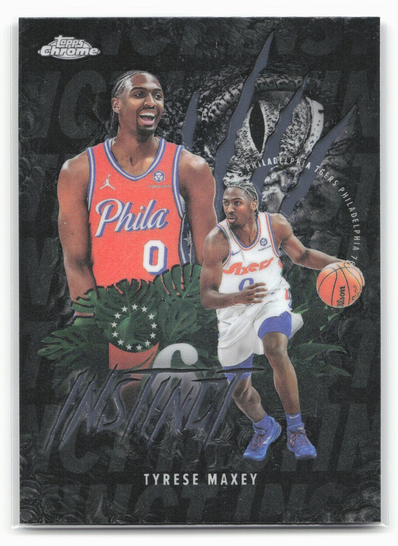 2025-26 Topps Chrome #INS-6 Tyrese Maxey INSTINCT