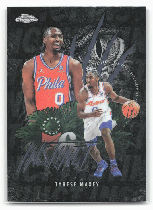 2025-26 Topps Chrome #INS-6 Tyrese Maxey INSTINCT