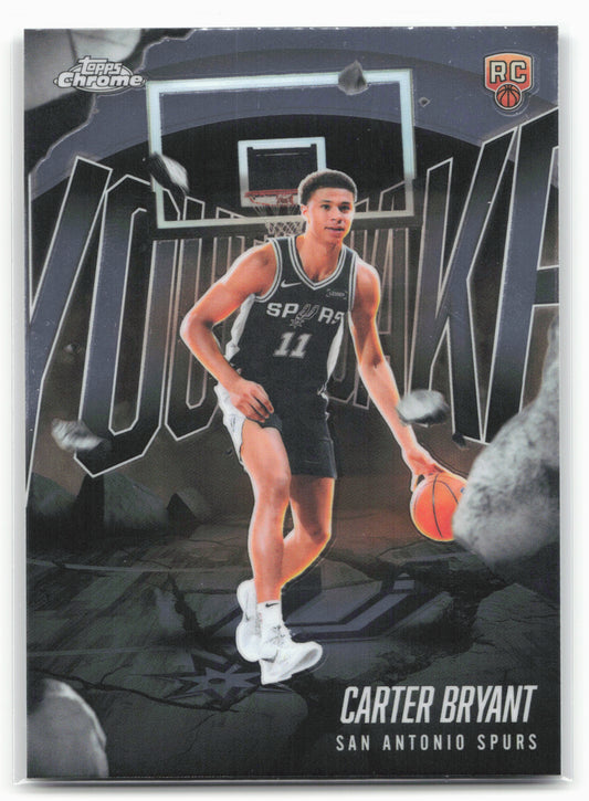 2025-26 Topps Chrome #YQ-15 Carter Bryant YOUTHQUAKE