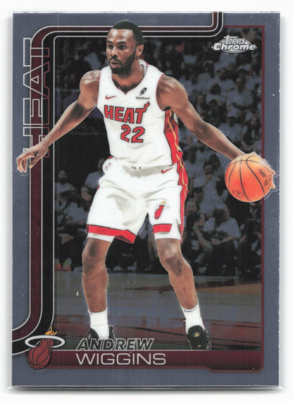 2025-26 Topps Chrome #180 Andrew Wiggins