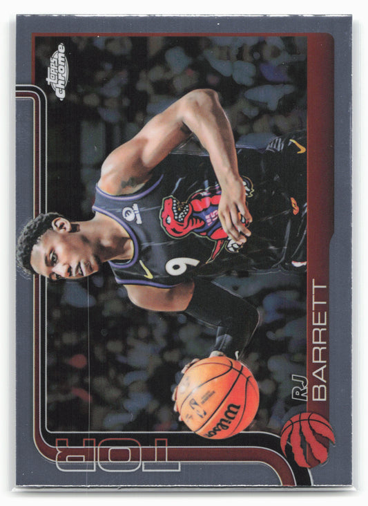 2025-26 Topps Chrome #225 RJ Barrett