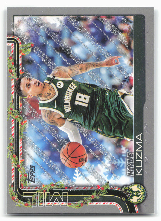 2025-26 Topps Holiday #H45 Kyle Kuzma Glitter Holiday 25132
