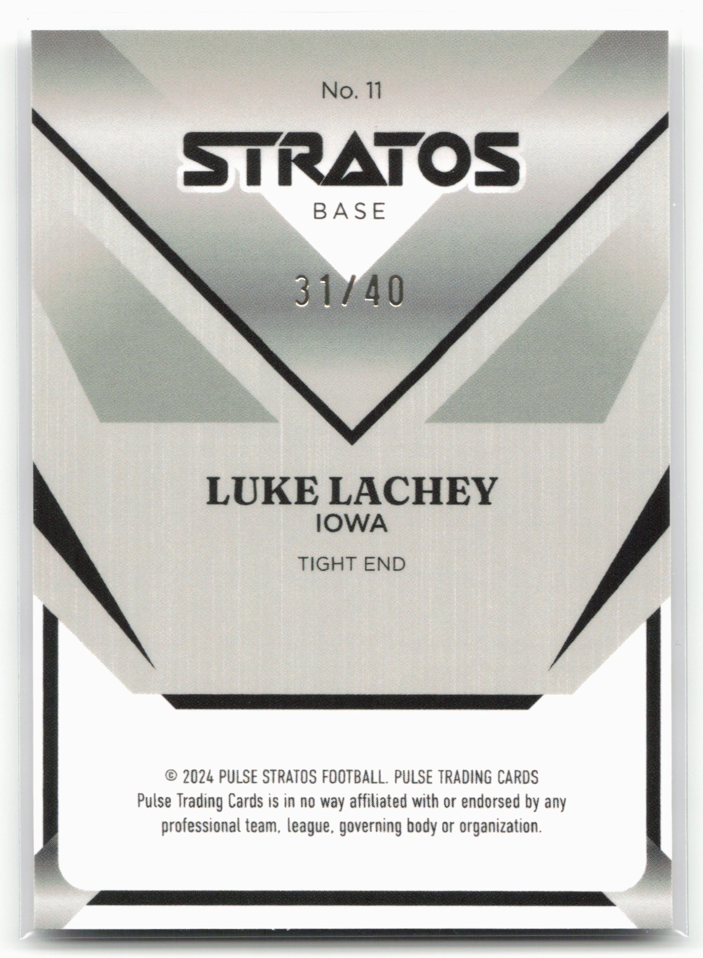 2024 Pulse Stratos #11 Luke Lachey 31/40