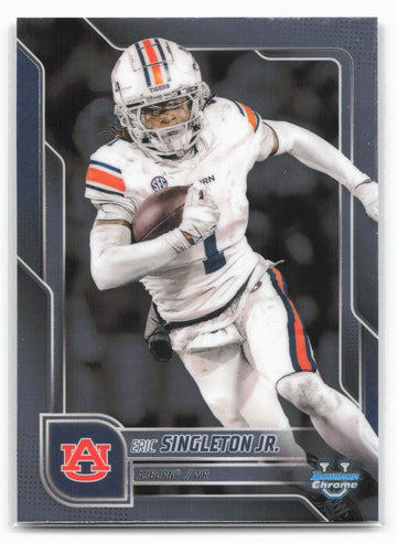 
2025 Bowman University Chrome #186 Eric Singleton Jr.