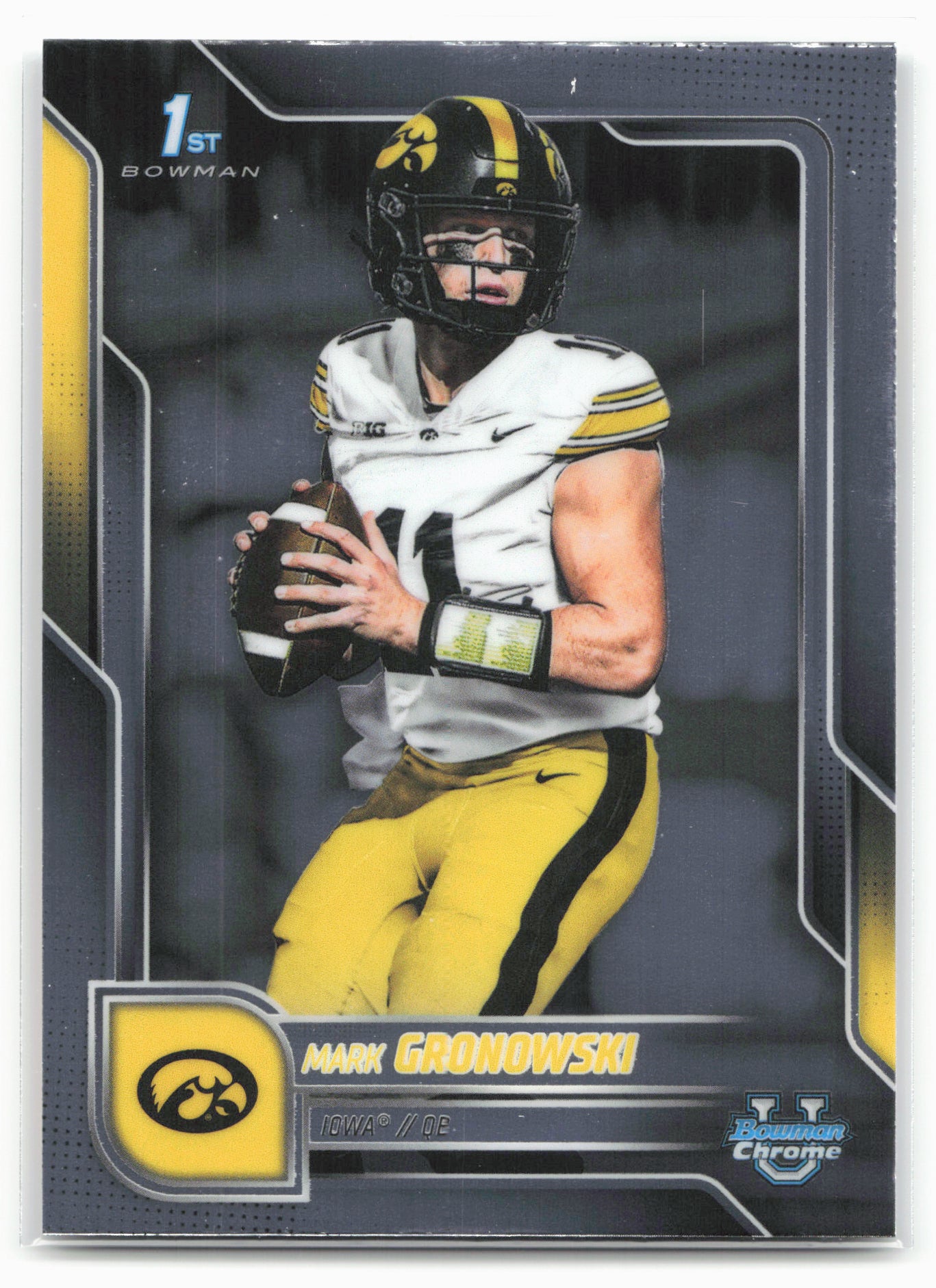 2025 Bowman University Chrome #127 Mark Gronowski