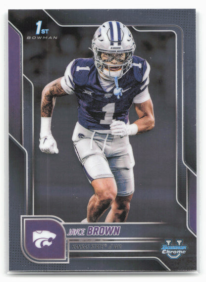 2025 Bowman University Chrome #71 Jayce Brown