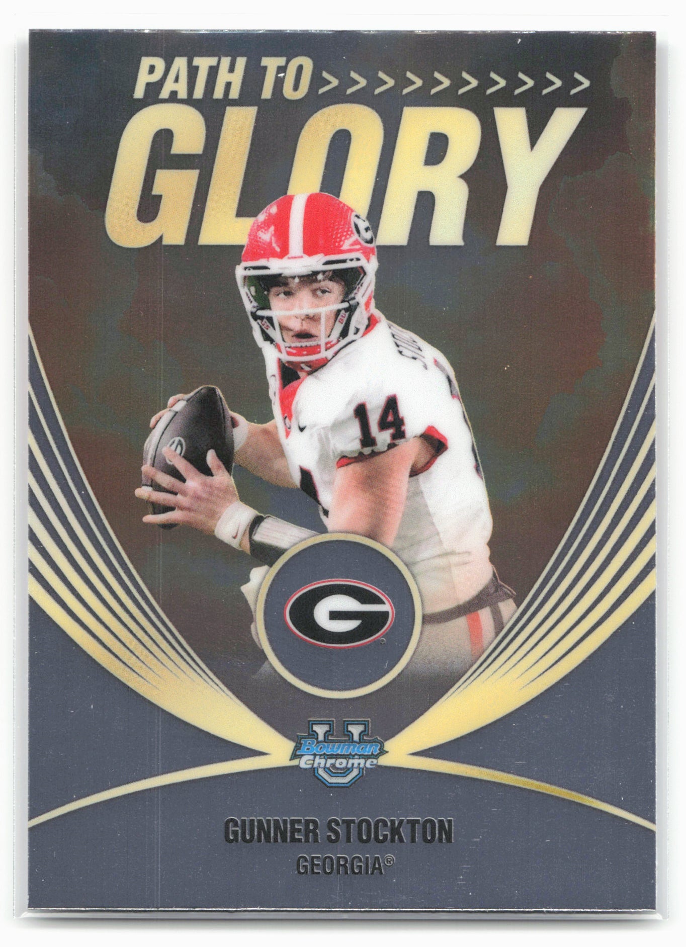 2025 Bowman University Chrome #PG-3 Gunner Stockton Path to Glory
