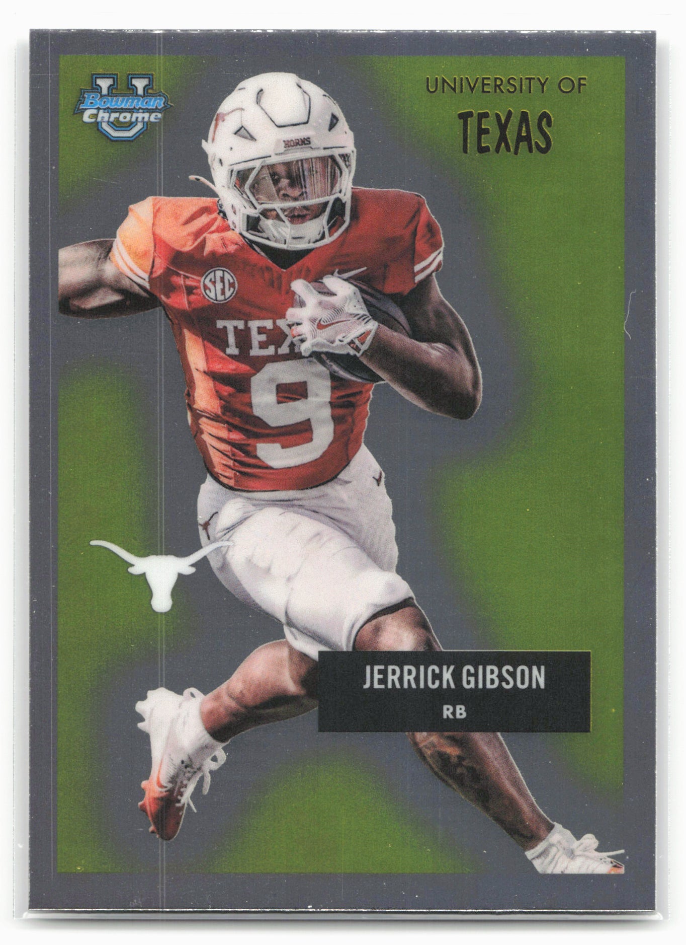 2025 Bowman University Chrome #55AV-5 Jerrick Gibson 1955 Bowman Football