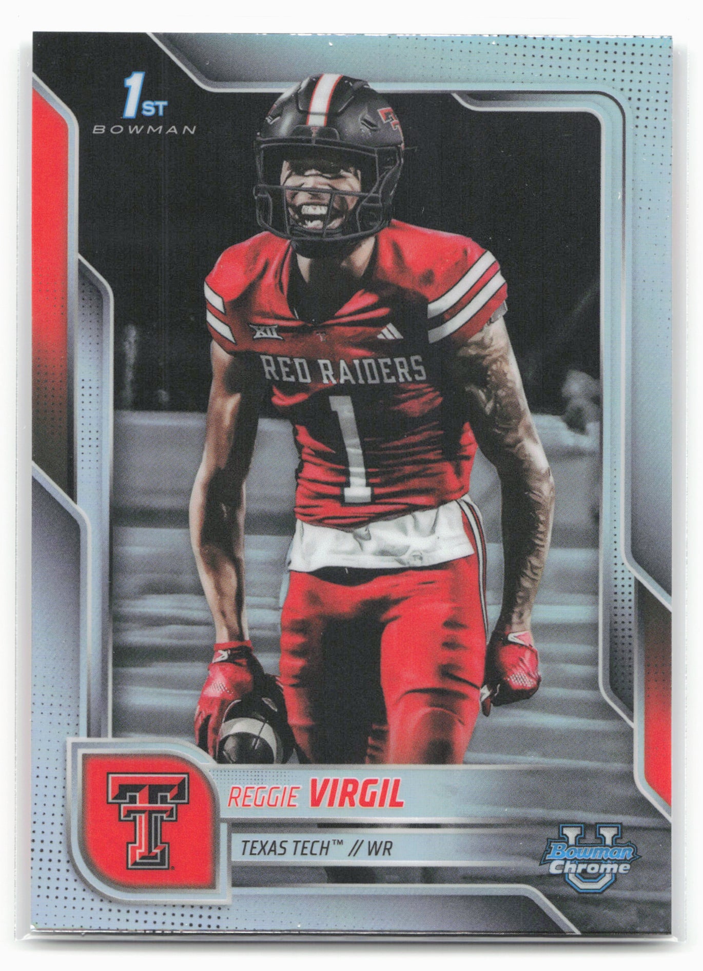 2025 Bowman University Chrome #164 Reggie Virgil Refractor
