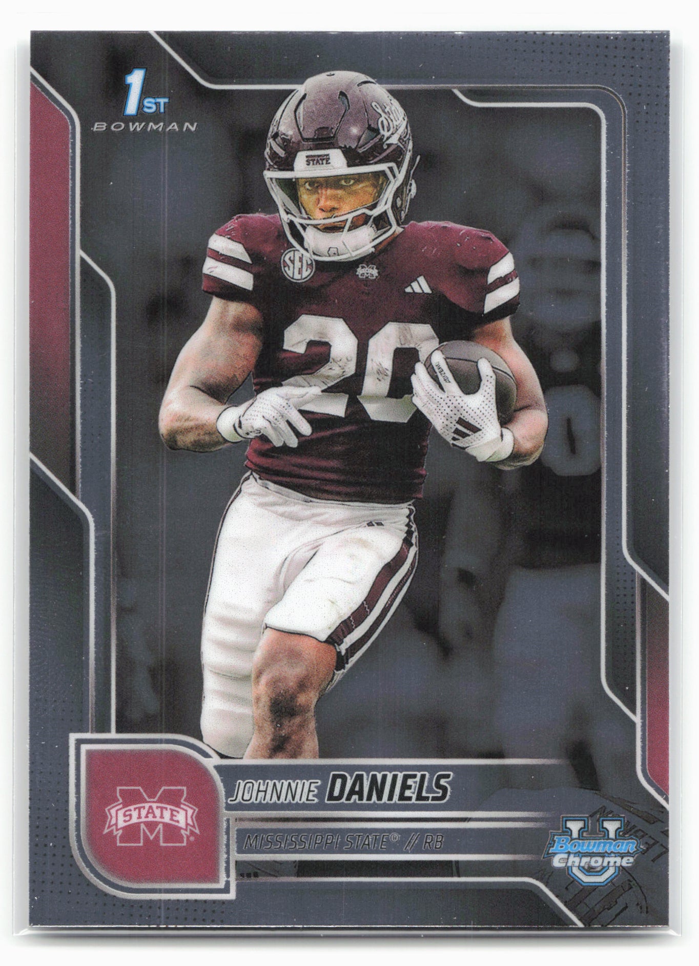 2025 Bowman University Chrome #148 Johnnie Daniels