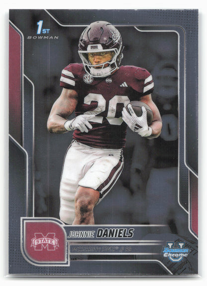 2025 Bowman University Chrome #148 Johnnie Daniels