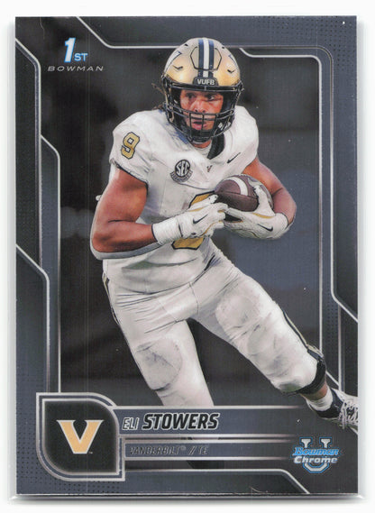 2025 Bowman University Chrome #191 Eli Stowers