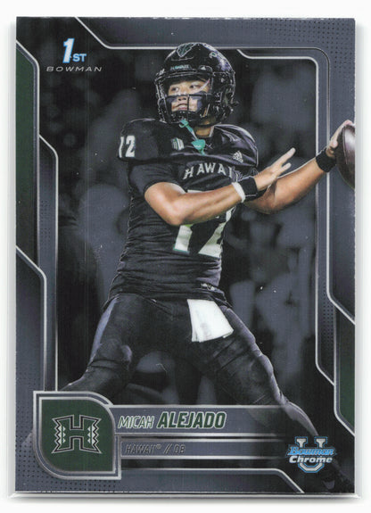 2025 Bowman University Chrome #76 Micah Alejado