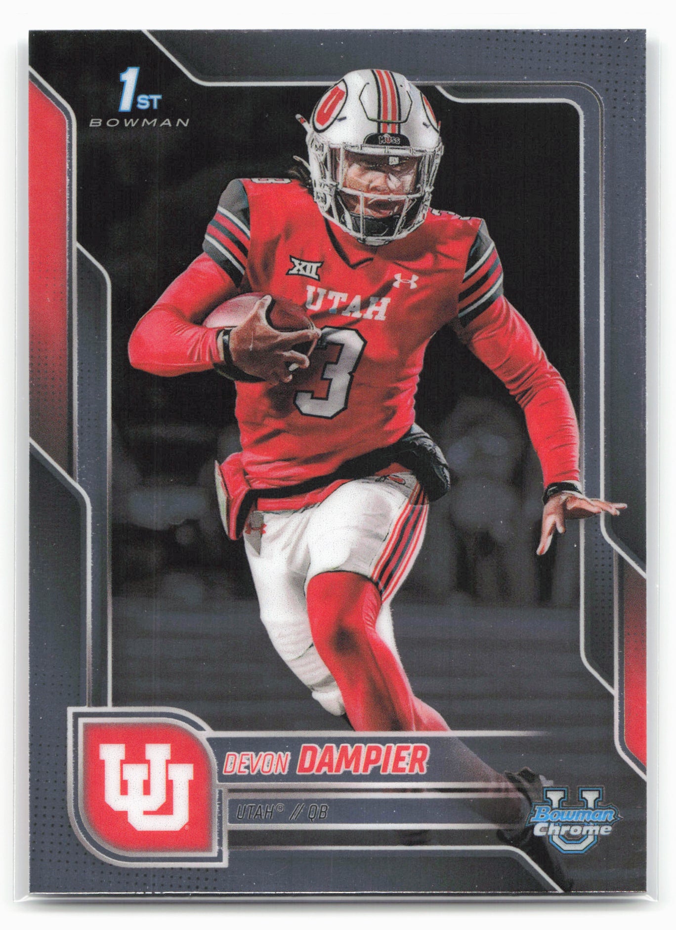 2025 Bowman University Chrome #3 Devon Dampier