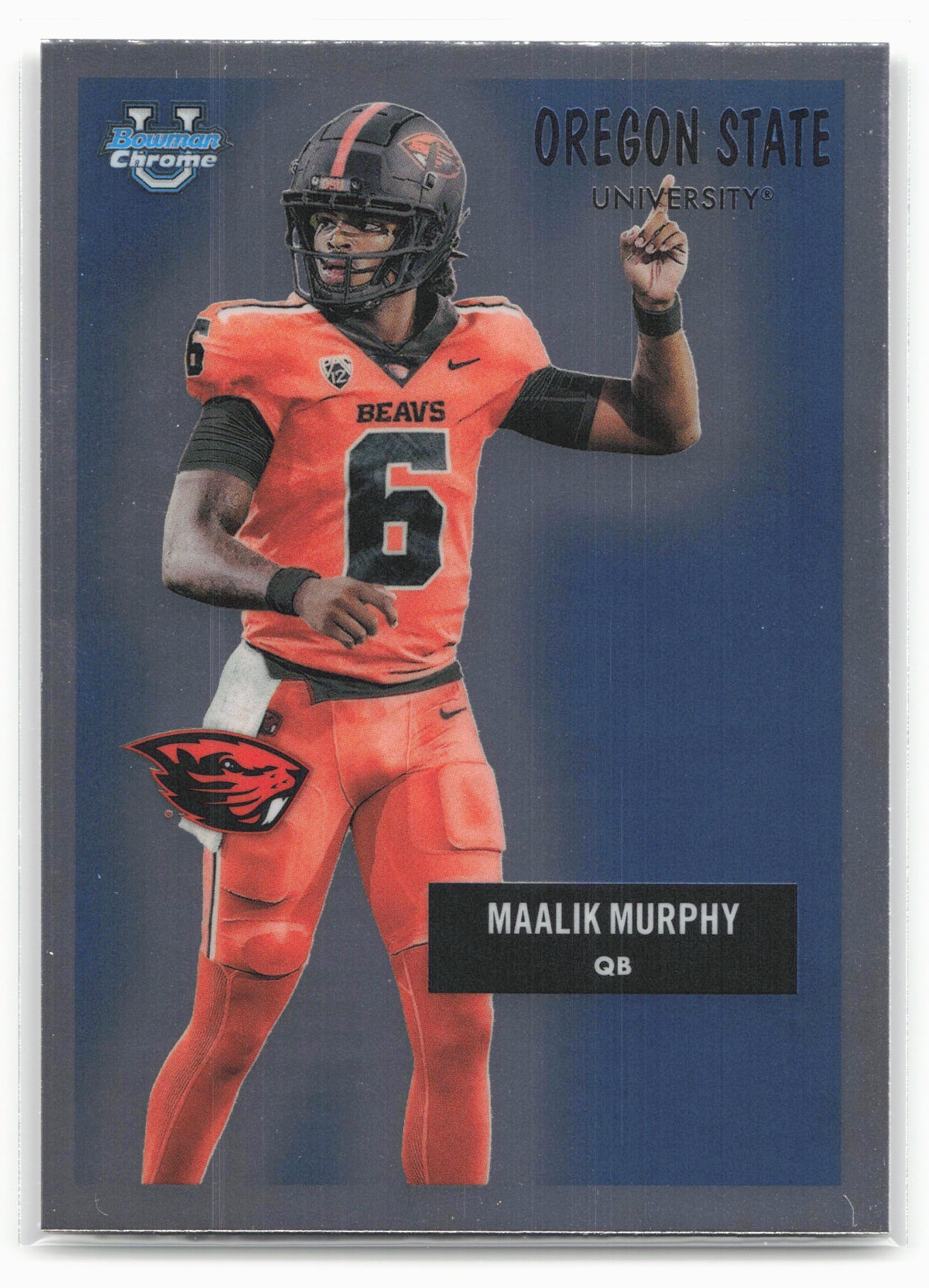 2025 Bowman University Chrome #55AV-14 Maalik Murphy 1955 Bowman Football