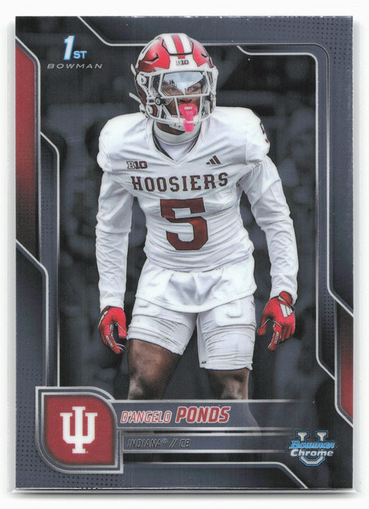 2025 Bowman University Chrome #104 D'Angelo Ponds
