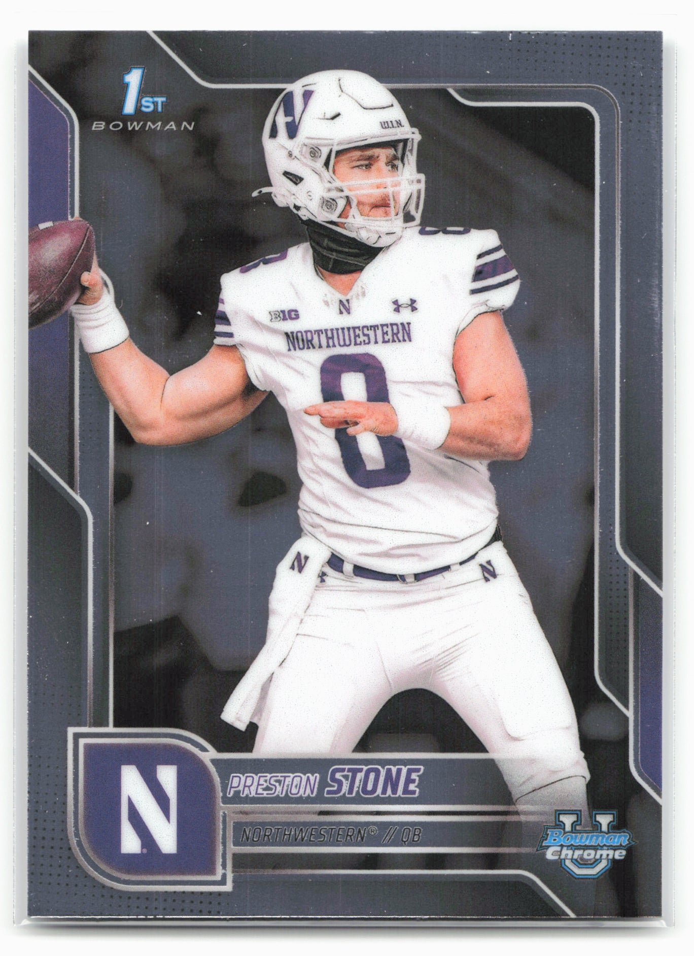 2025 Bowman University Chrome #198 Preston Stone