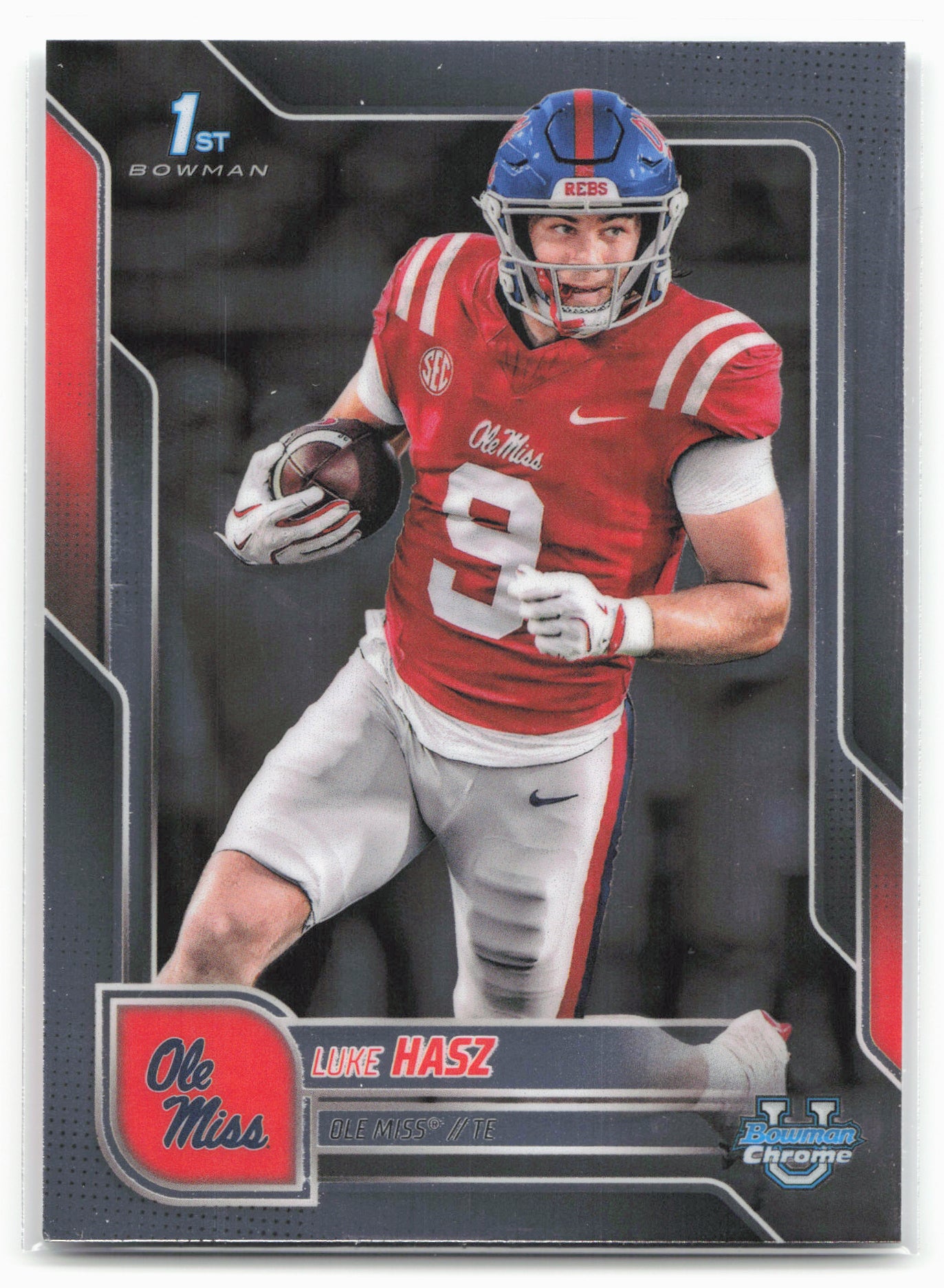 2025 Bowman University Chrome #61 Luke Hasz