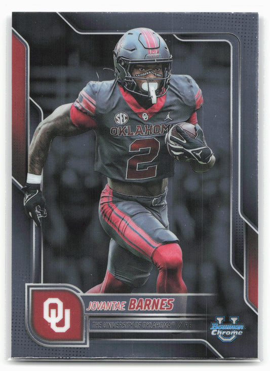 2025 Bowman University Chrome #200 Jovantae Barnes